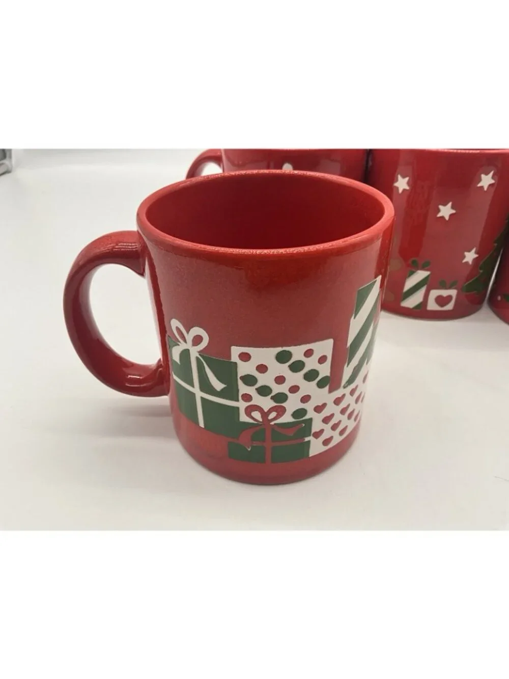 Waechtersbach Set of Four Vintage Coffee Mugs Each Different Design Christmas